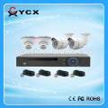 Mixed Dome and Bullet 4CH 720P CVI camera Kits , 4CH CVI CCTV Camera System